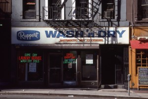 Ruppert Wash n Dry, 3rd Ave. between E. 93rd St. and E. 94th St., NYC, Feb. 1989  